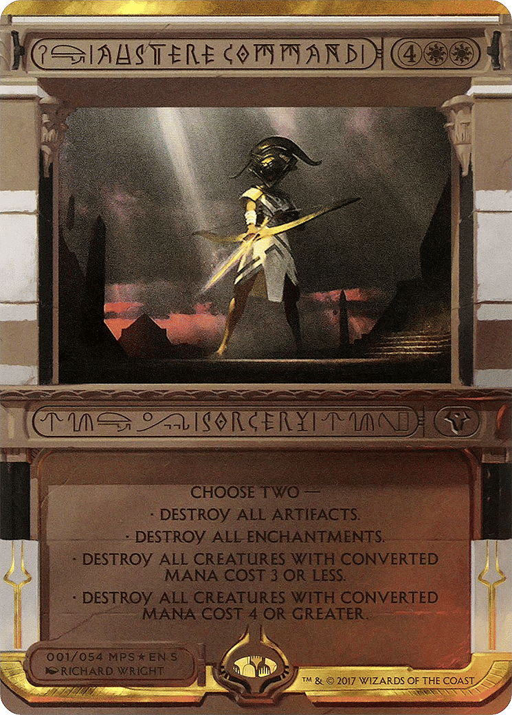 Austere Command — Amonkhet Invocations — Magic: The Gathering