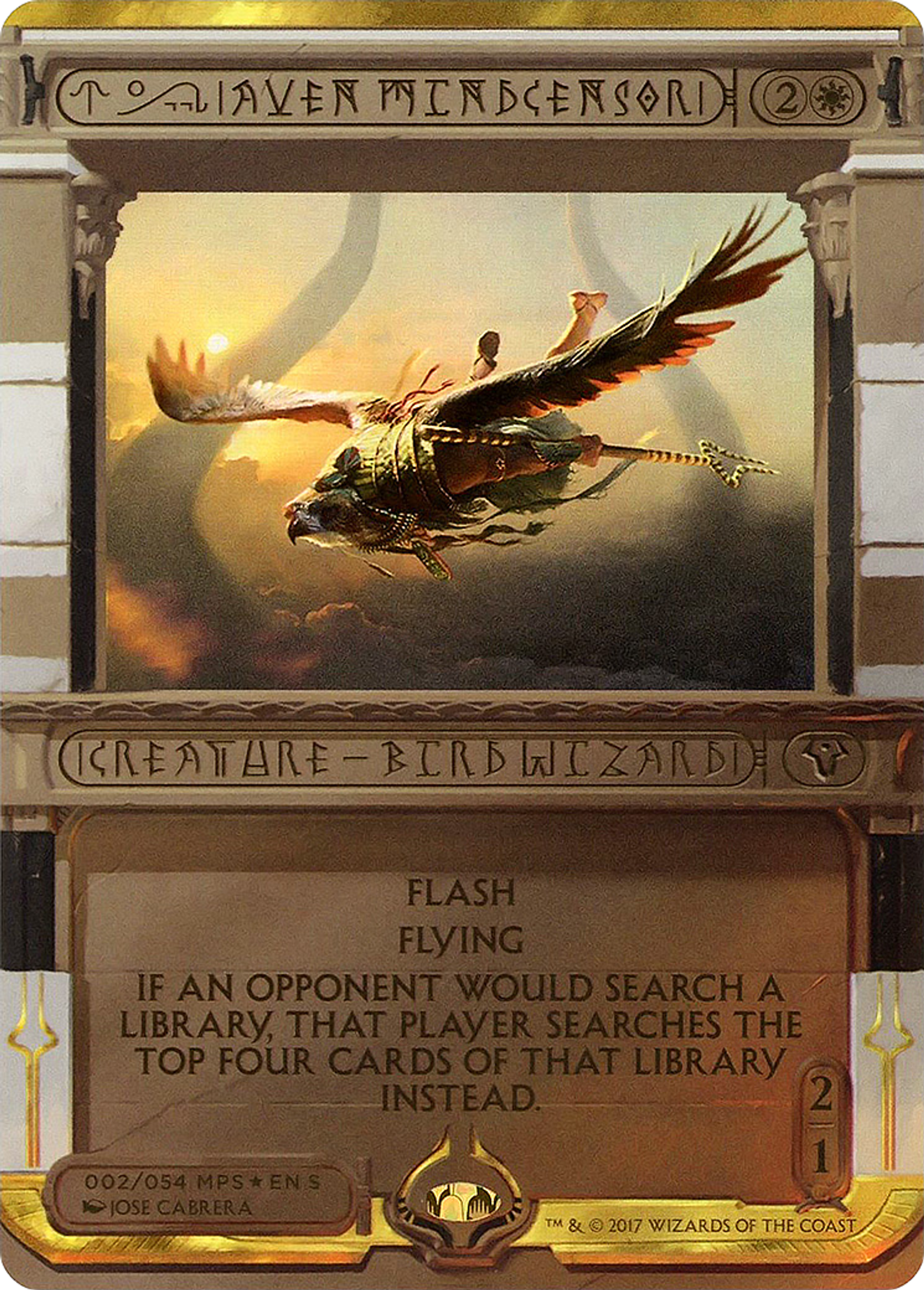 Cérébrocenseur avemain — Amonkhet Invocations — Magic: The Gathering