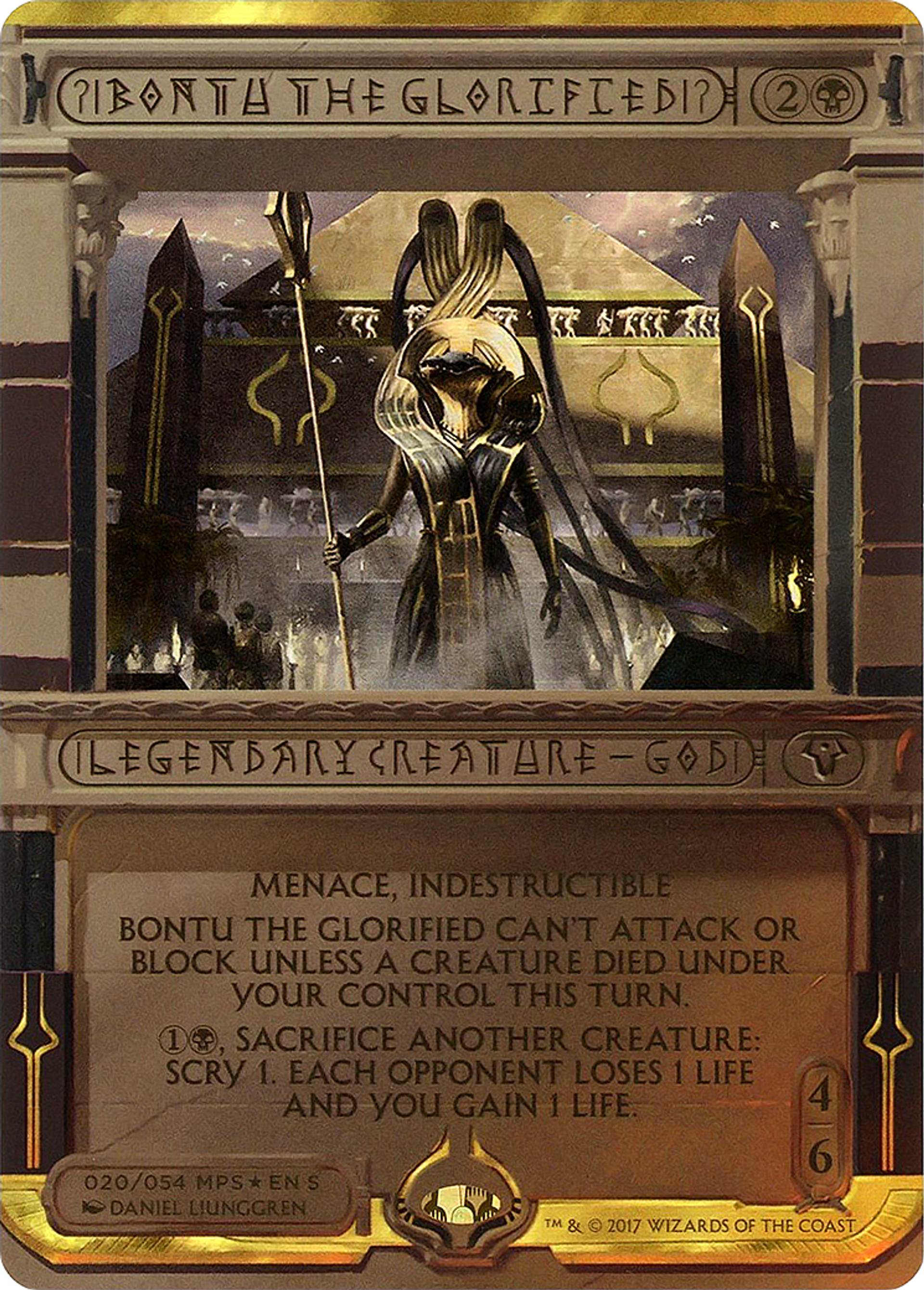 Bontu the Glorified — Amonkhet Invocations — Magic: The Gathering