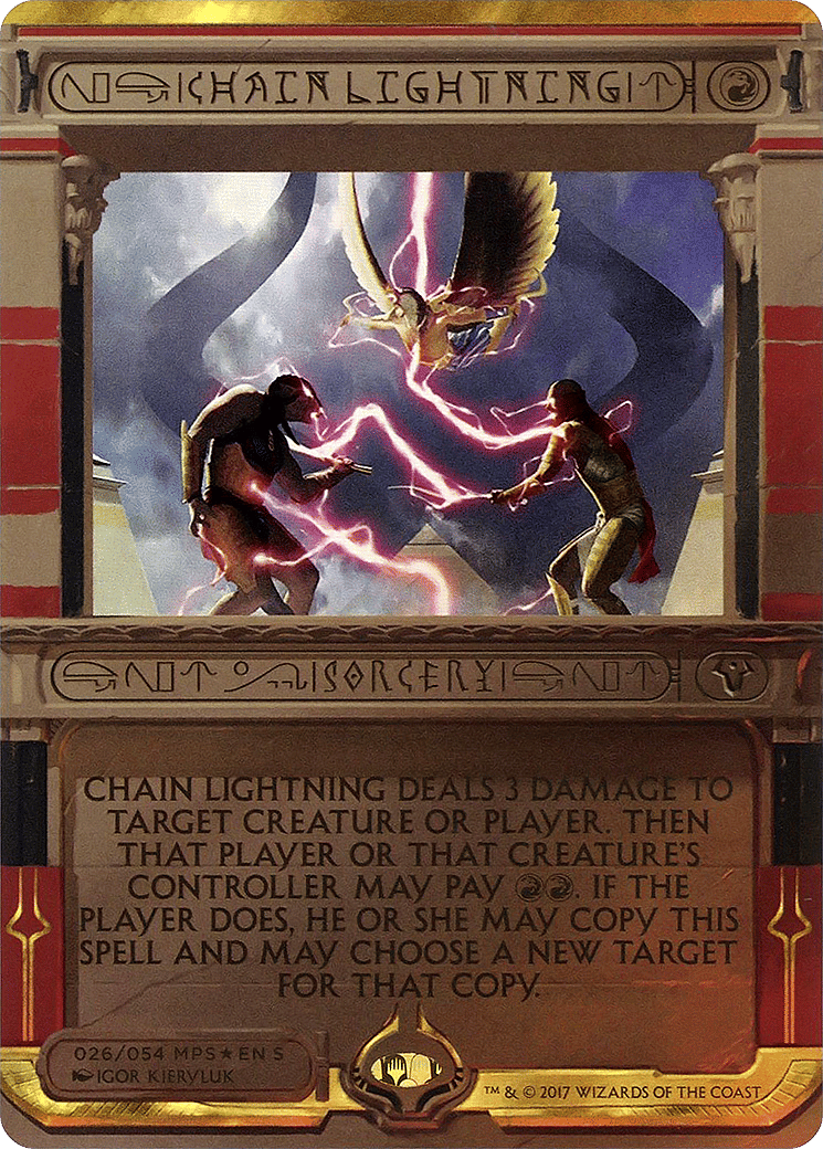 Chain Lightning — Amonkhet Invocations — Magic: The Gathering
