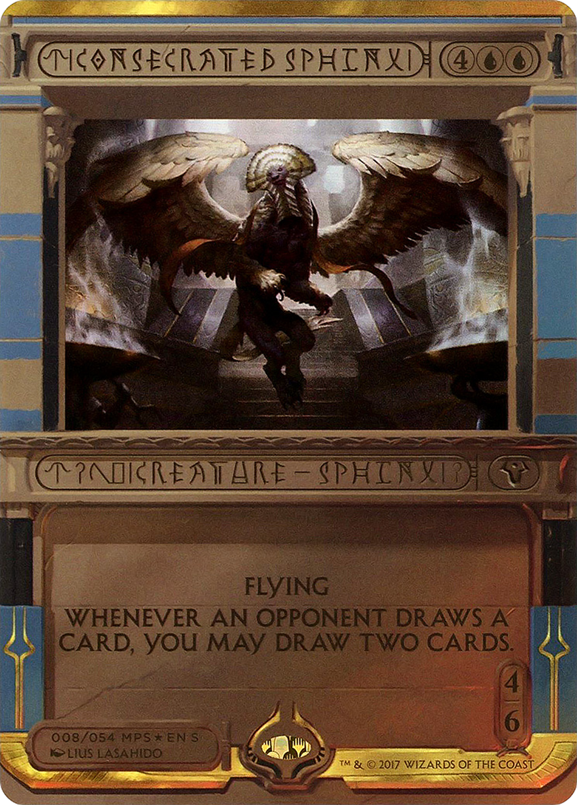 Consecrated Sphinx — Amonkhet Invocations — Magic: The Gathering