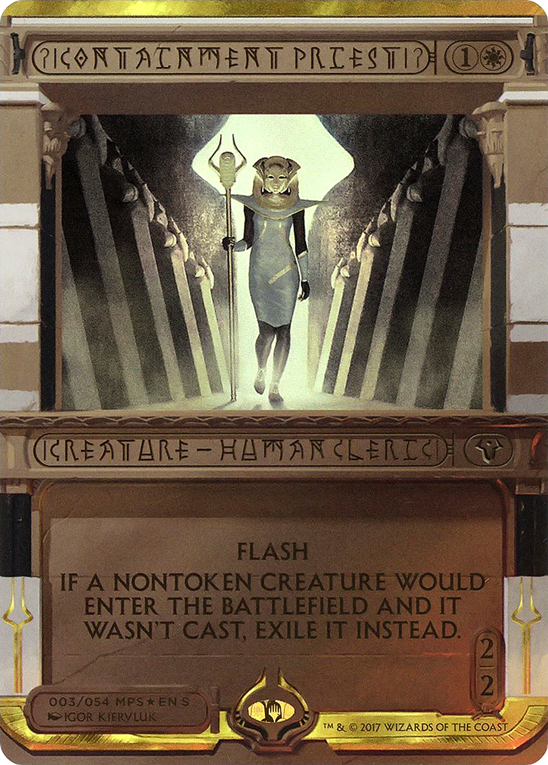 Containment Priest — Amonkhet Invocations — Magic: The Gathering