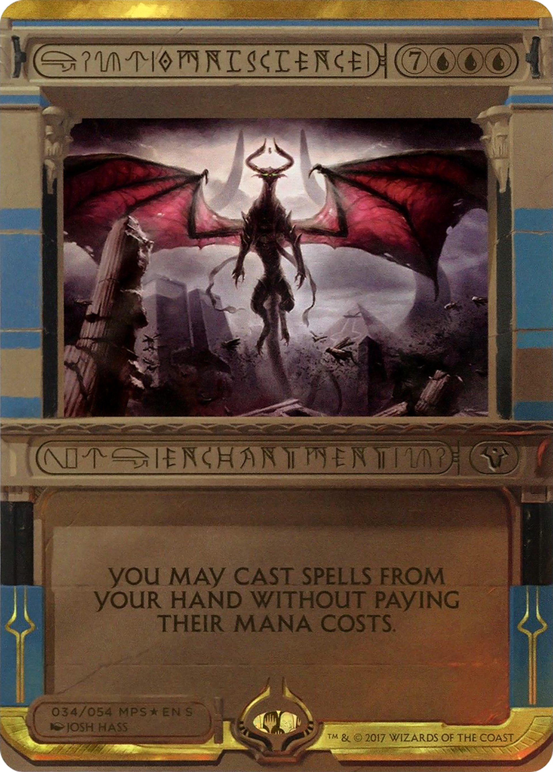 Omniscience — Amonkhet Invocations — Magic: The Gathering