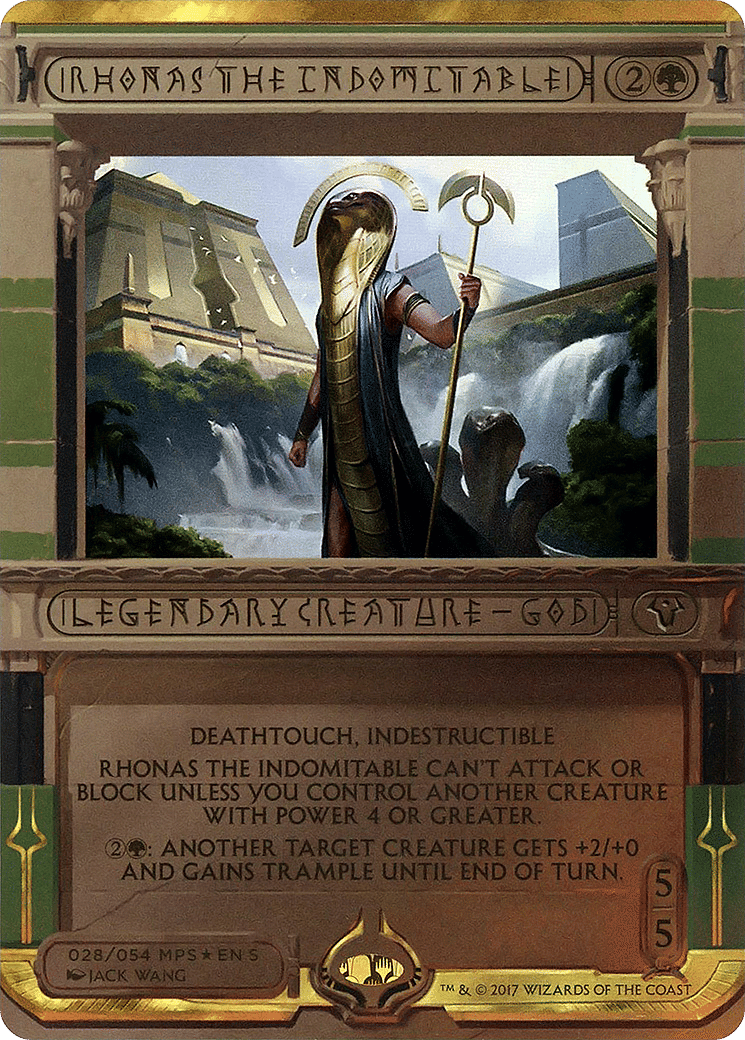 Rhonas the Indomitable — Amonkhet Invocations — Magic: The Gathering