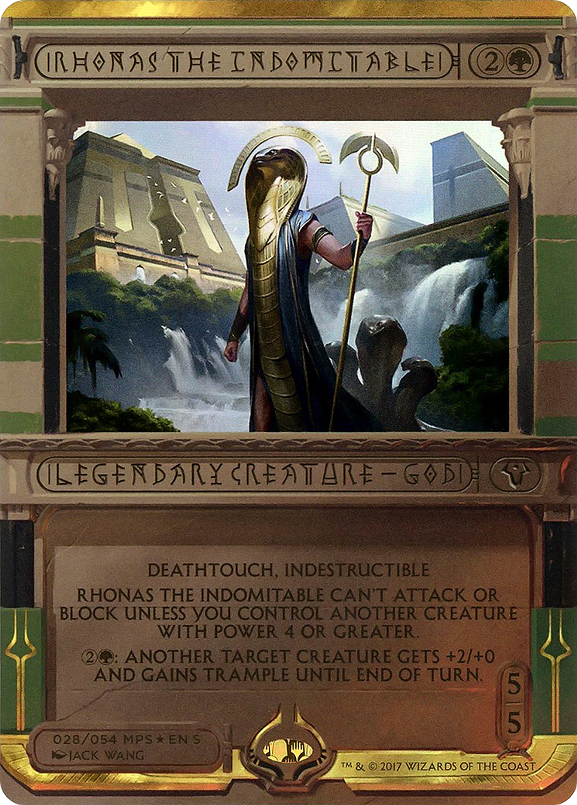 Rhonas l'Indomptable — Amonkhet Invocations — Magic: The Gathering