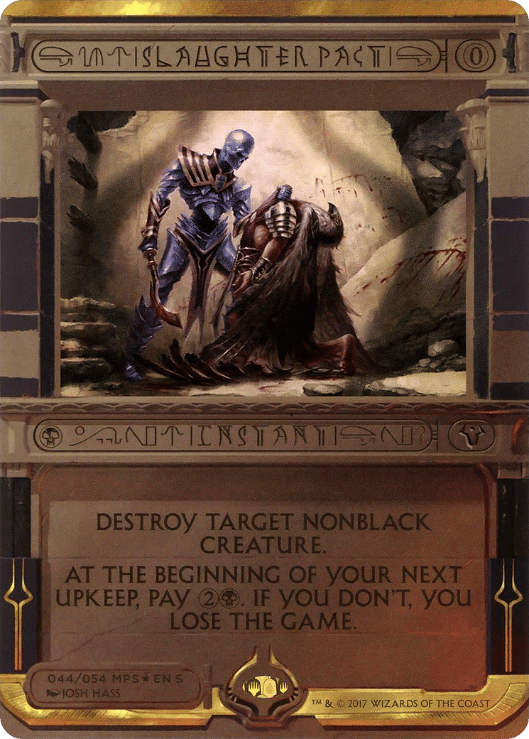 Slaughter Pact — Amonkhet Invocations — Magic: The Gathering