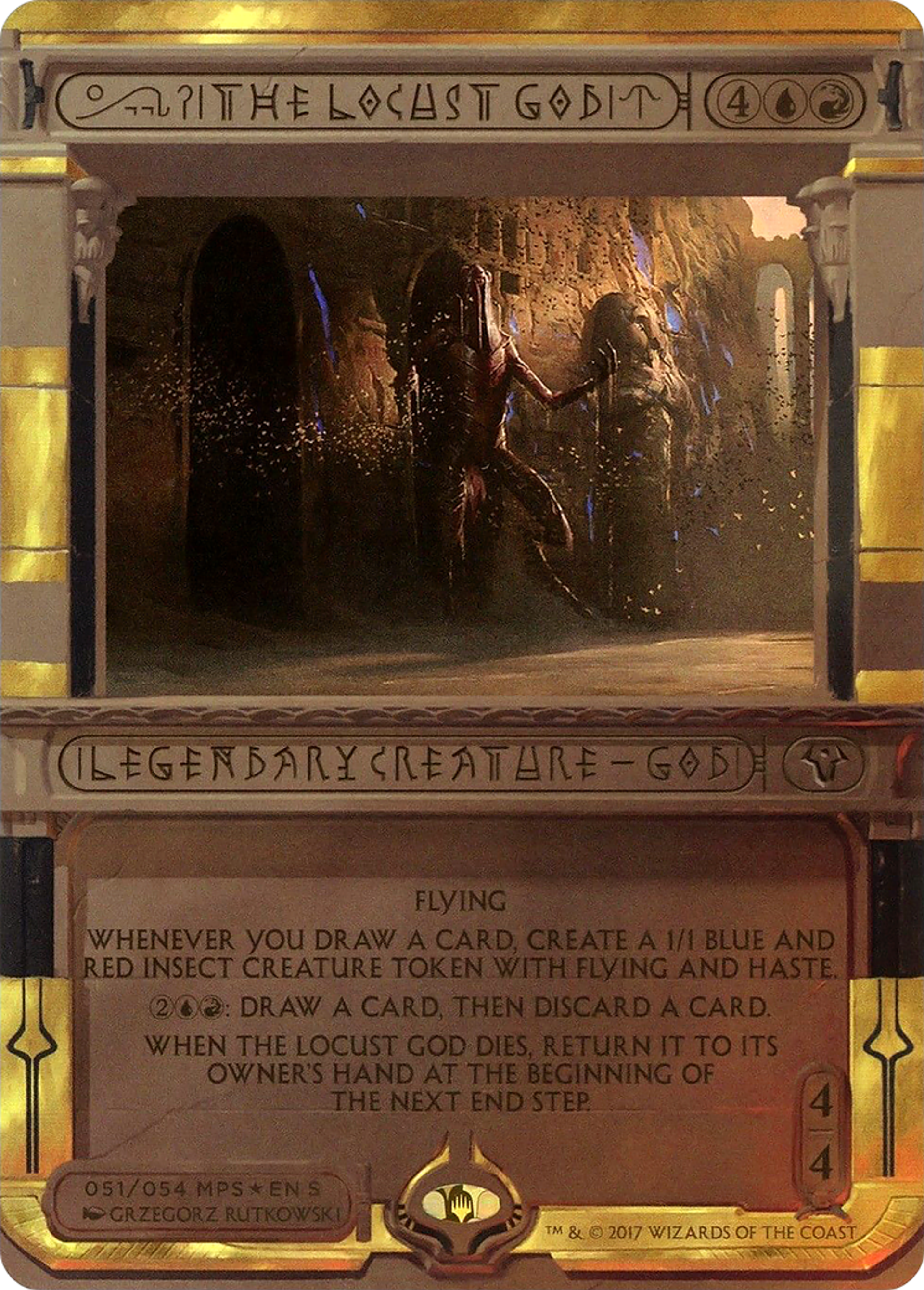 The Locust God — Amonkhet Invocations — Magic: The Gathering