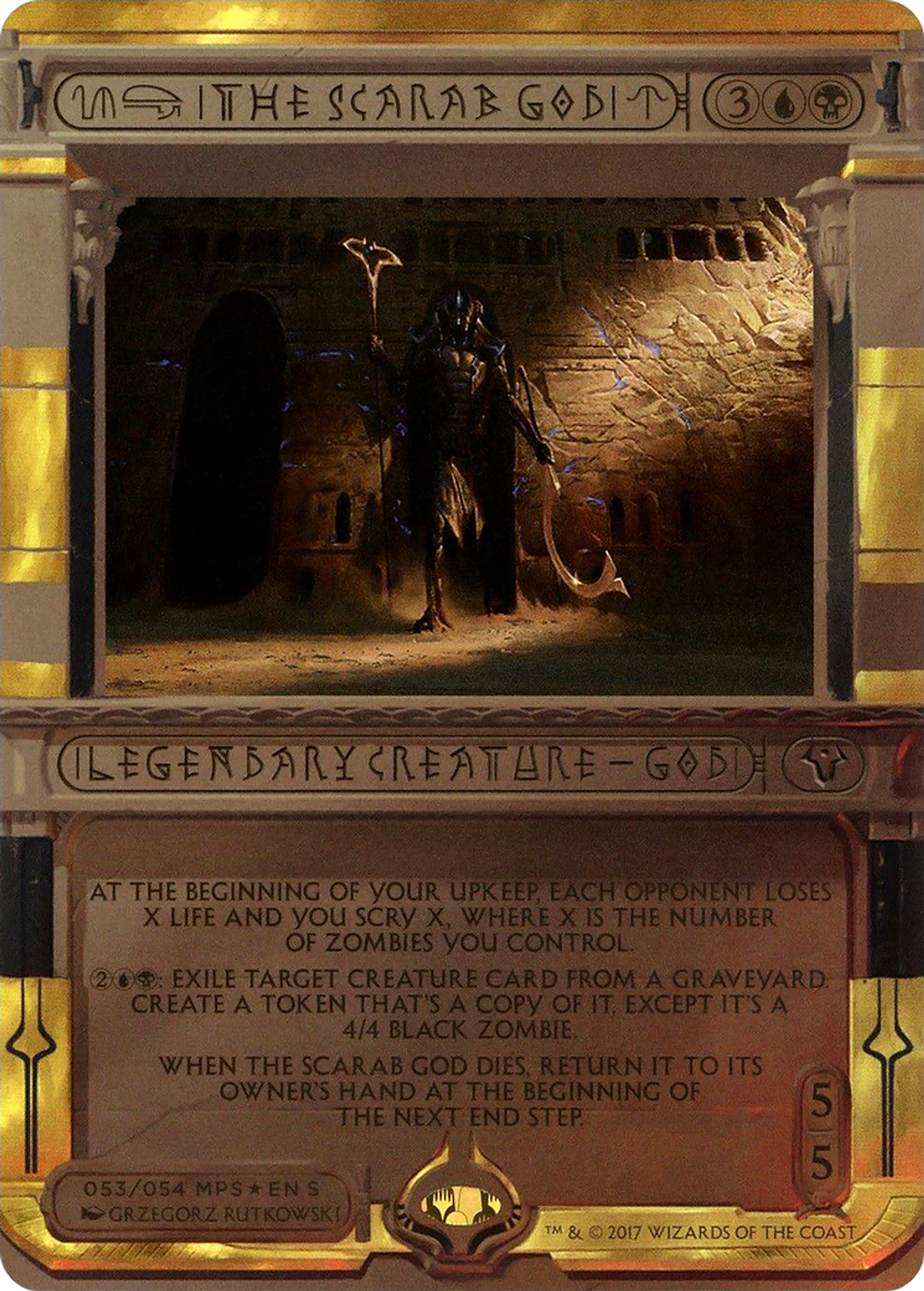 The Scarab God — Amonkhet Invocations — Magic: The Gathering