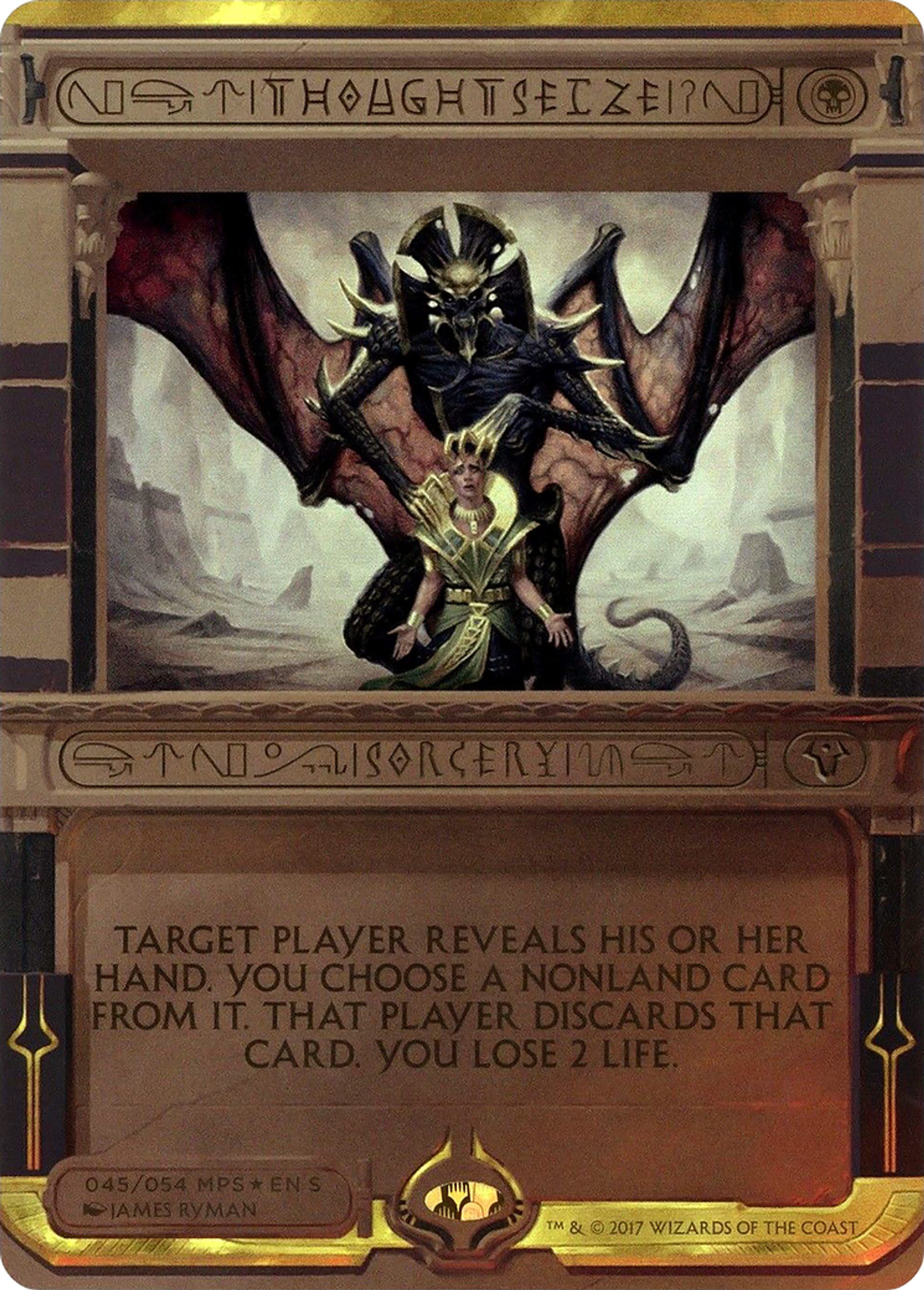 Saisie des pensées — Amonkhet Invocations — Magic: The Gathering