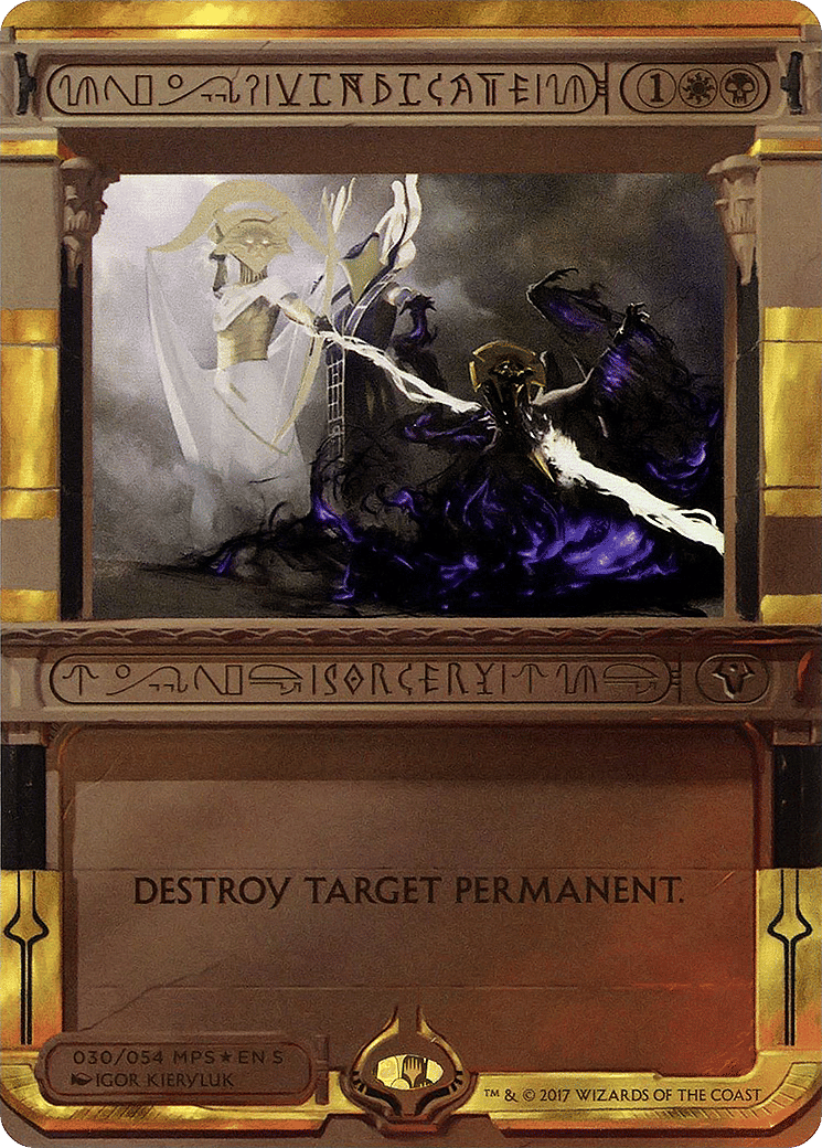 Vindicate — Amonkhet Invocations — Magic: The Gathering