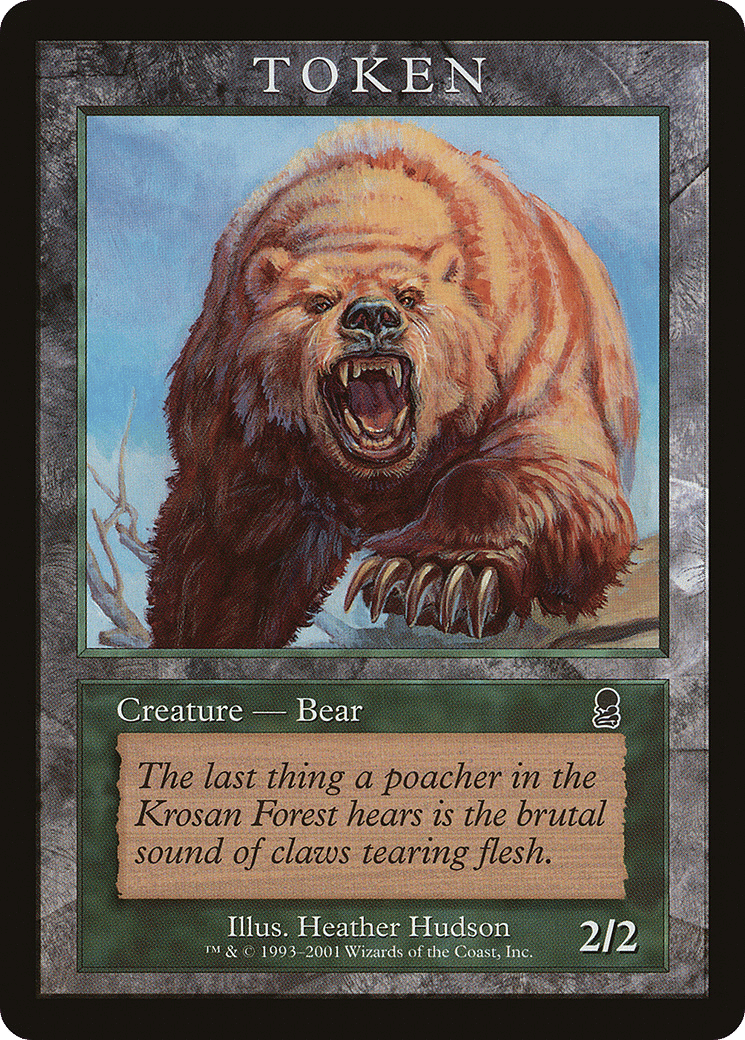 Bear — Magic Player Rewards 2001 — Magic: The Gathering