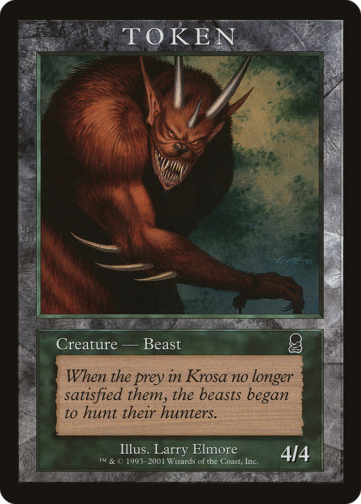 Beast — Magic Player Rewards 2001 — Magic: The Gathering