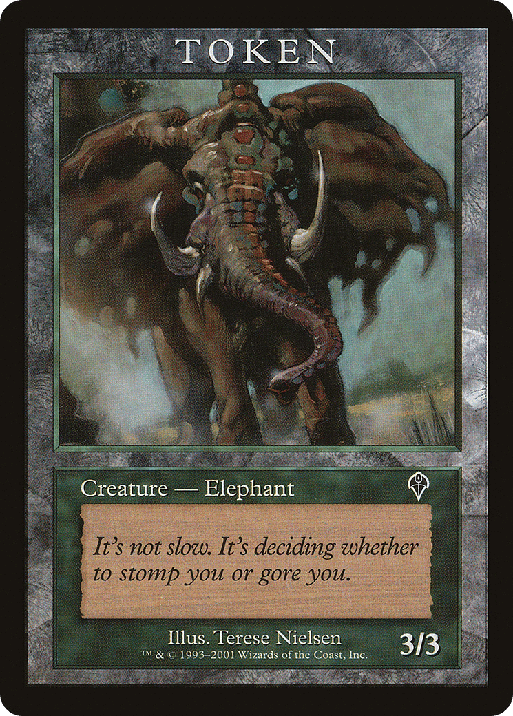 Elephant — Magic Player Rewards 2001 — Magic: The Gathering