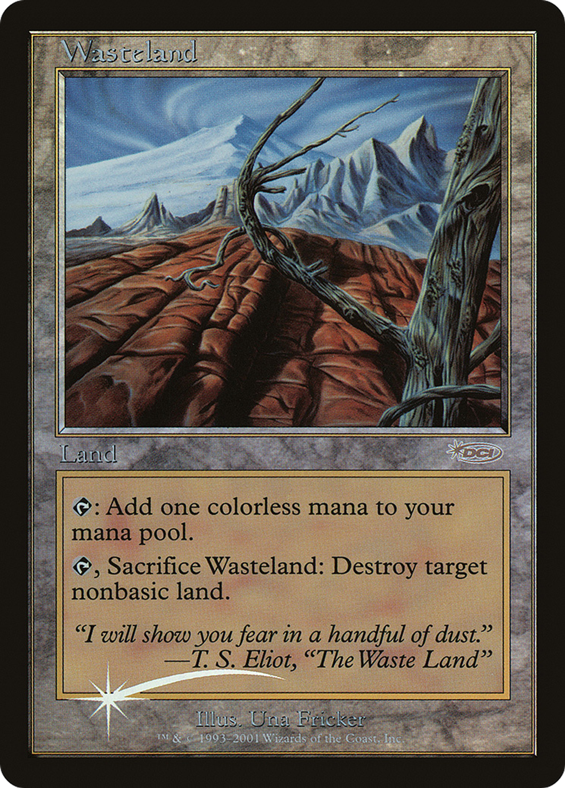 Terres dévastées — Magic Player Rewards 2001 — Magic: The Gathering