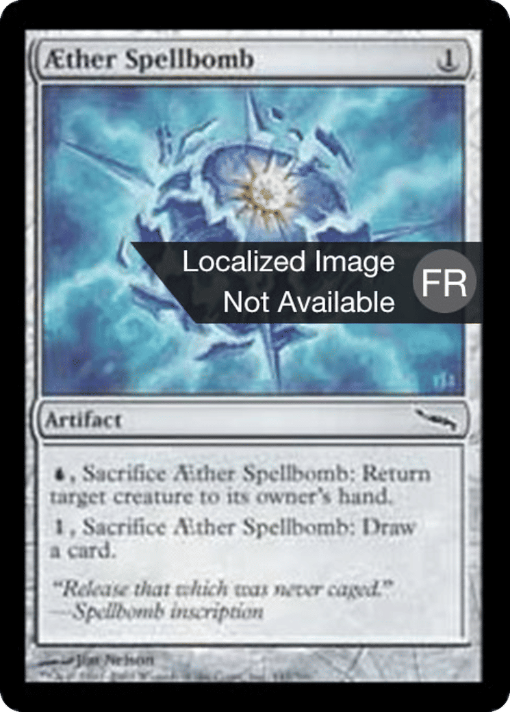 Bombe à sortilèges d'Aether — Mirrodin — Magic: The Gathering