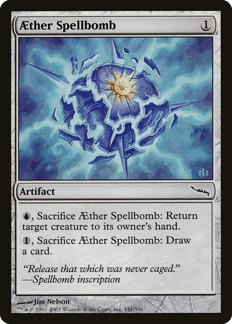 Aether Spellbomb — Mirrodin — Magic: The Gathering