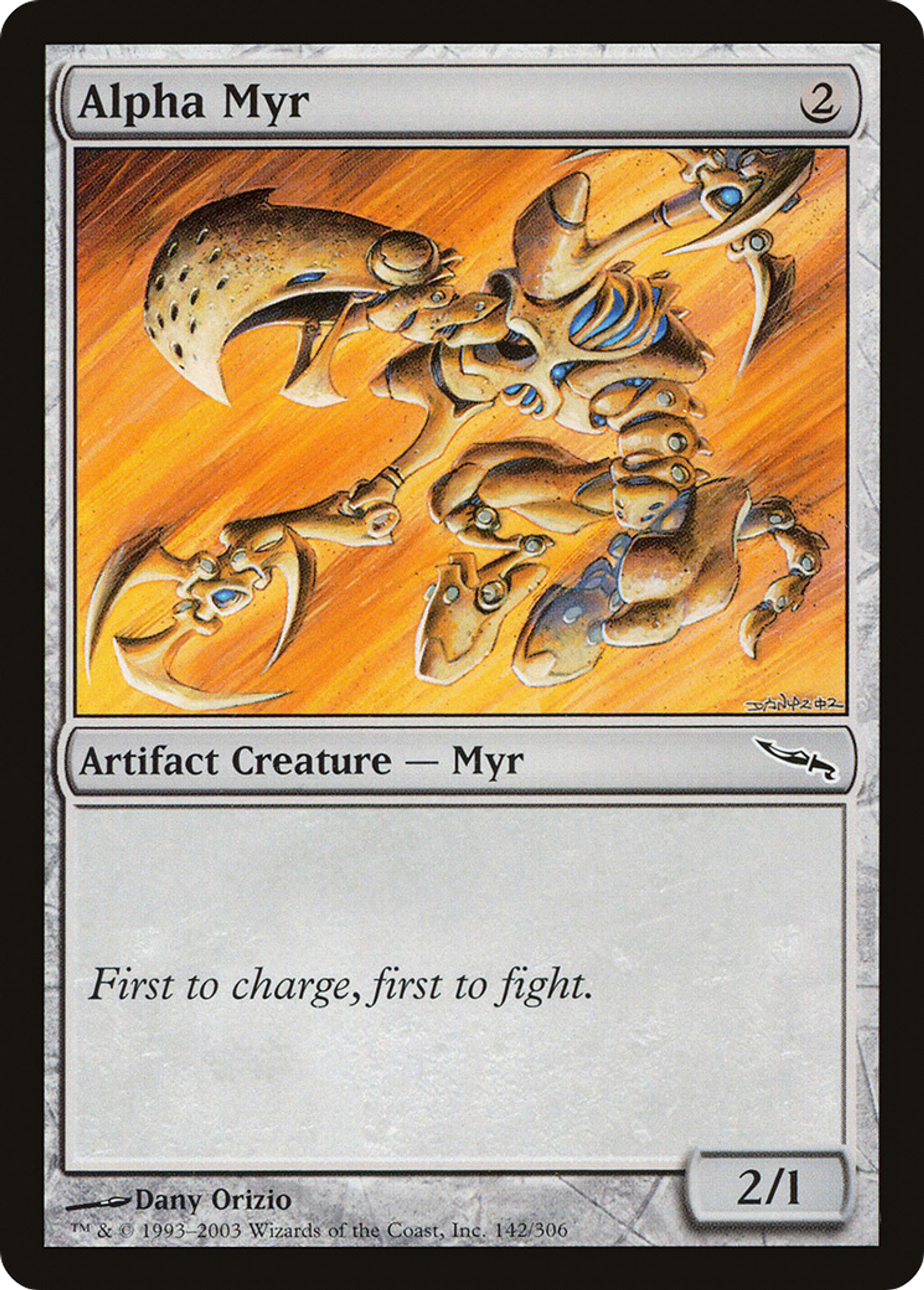 Myr alpha — Mirrodin — Magic: The Gathering