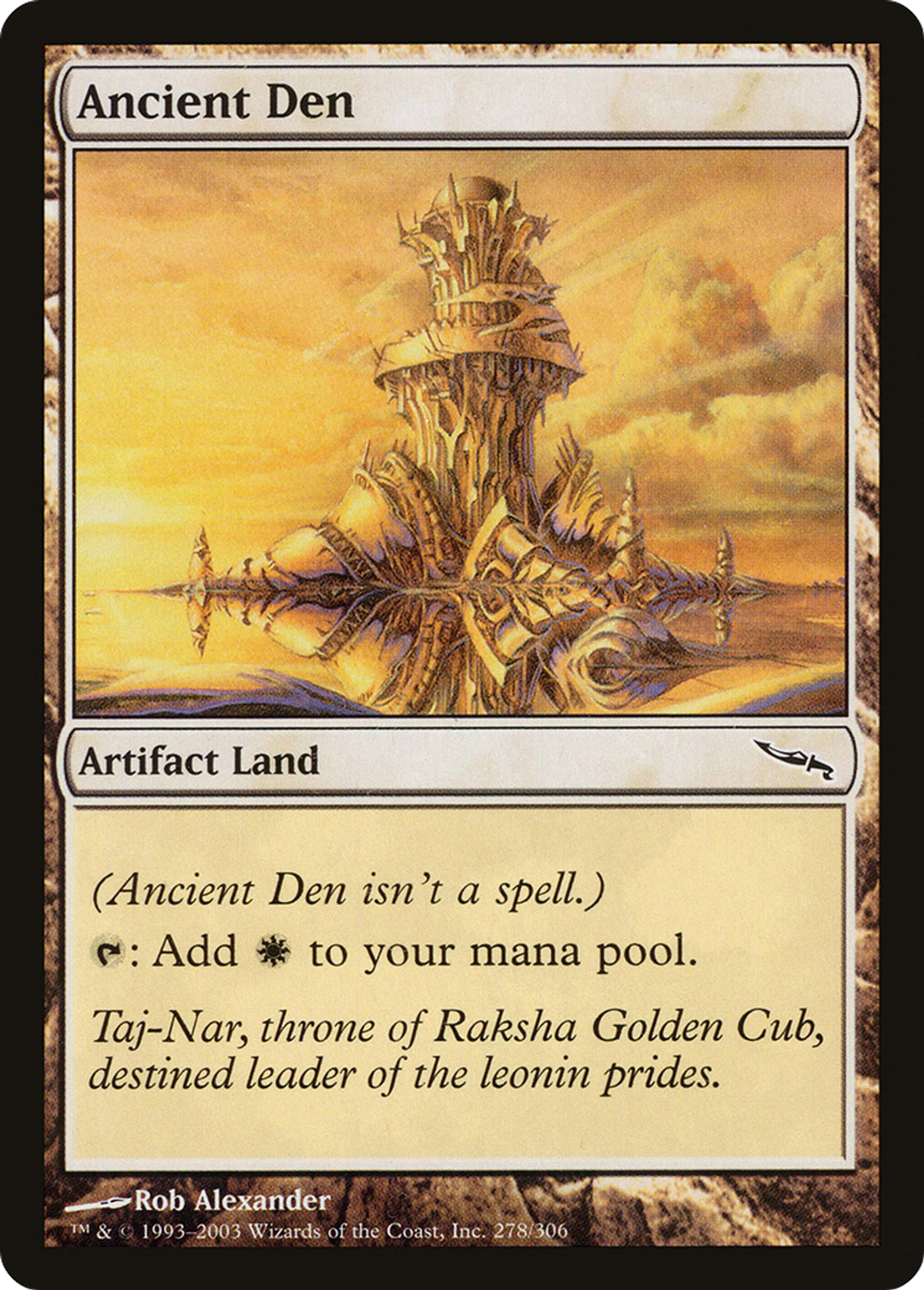 Ancienne tanière — Mirrodin — Magic: The Gathering