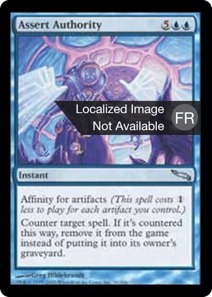 Affirmation de l'autorité — Mirrodin — Magic: The Gathering