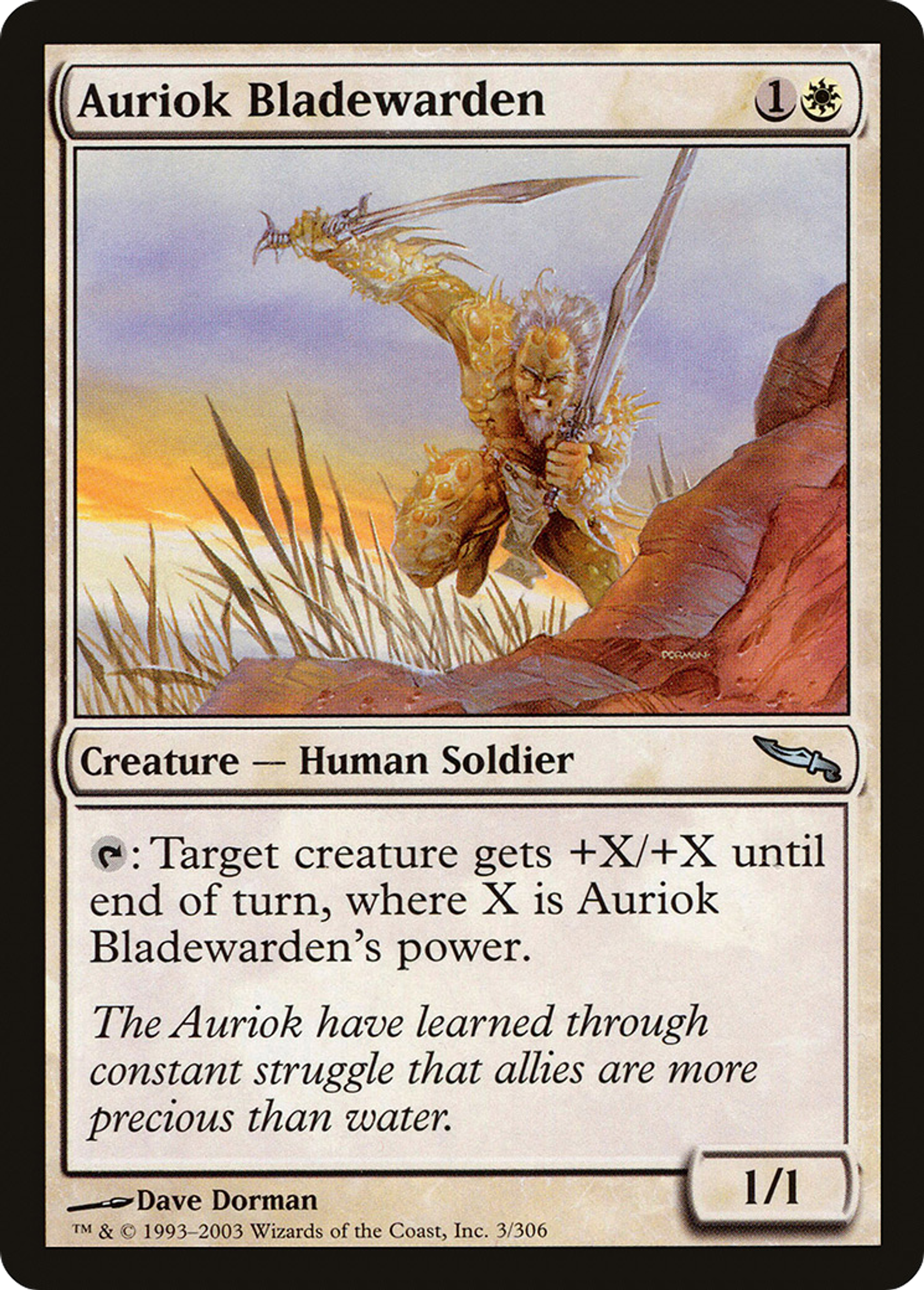 Auriok Bladewarden — Mirrodin — Magic: The Gathering