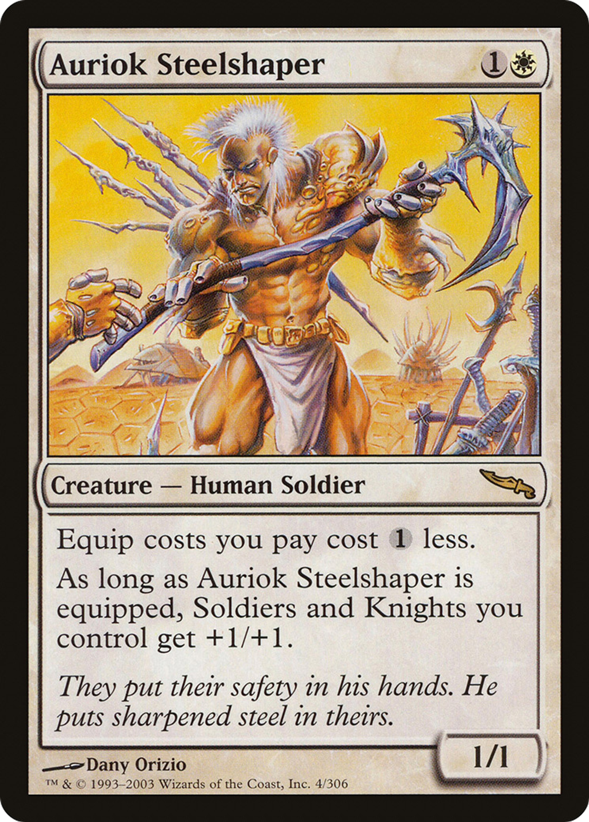 Auriok Steelshaper — Mirrodin — Magic: The Gathering