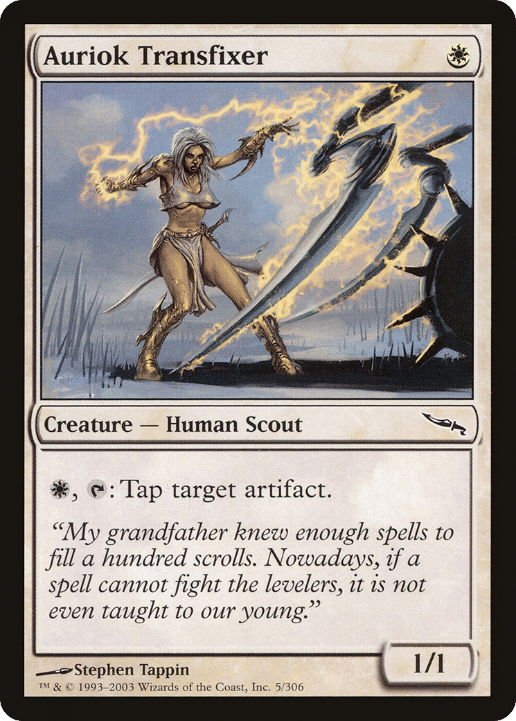 Auriok Transfixer — Mirrodin — Magic: The Gathering