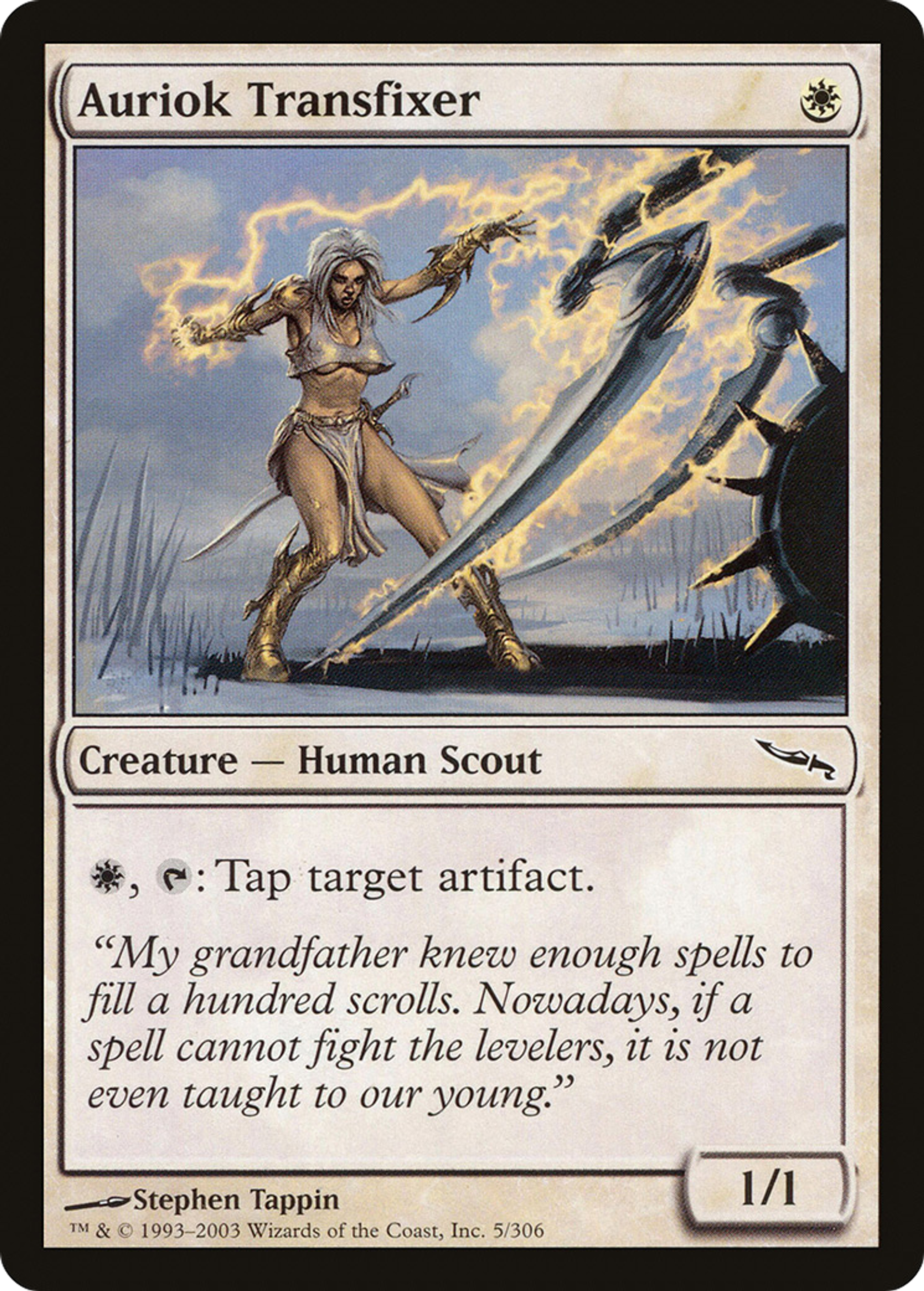 Auriok Transfixer — Mirrodin — Magic: The Gathering