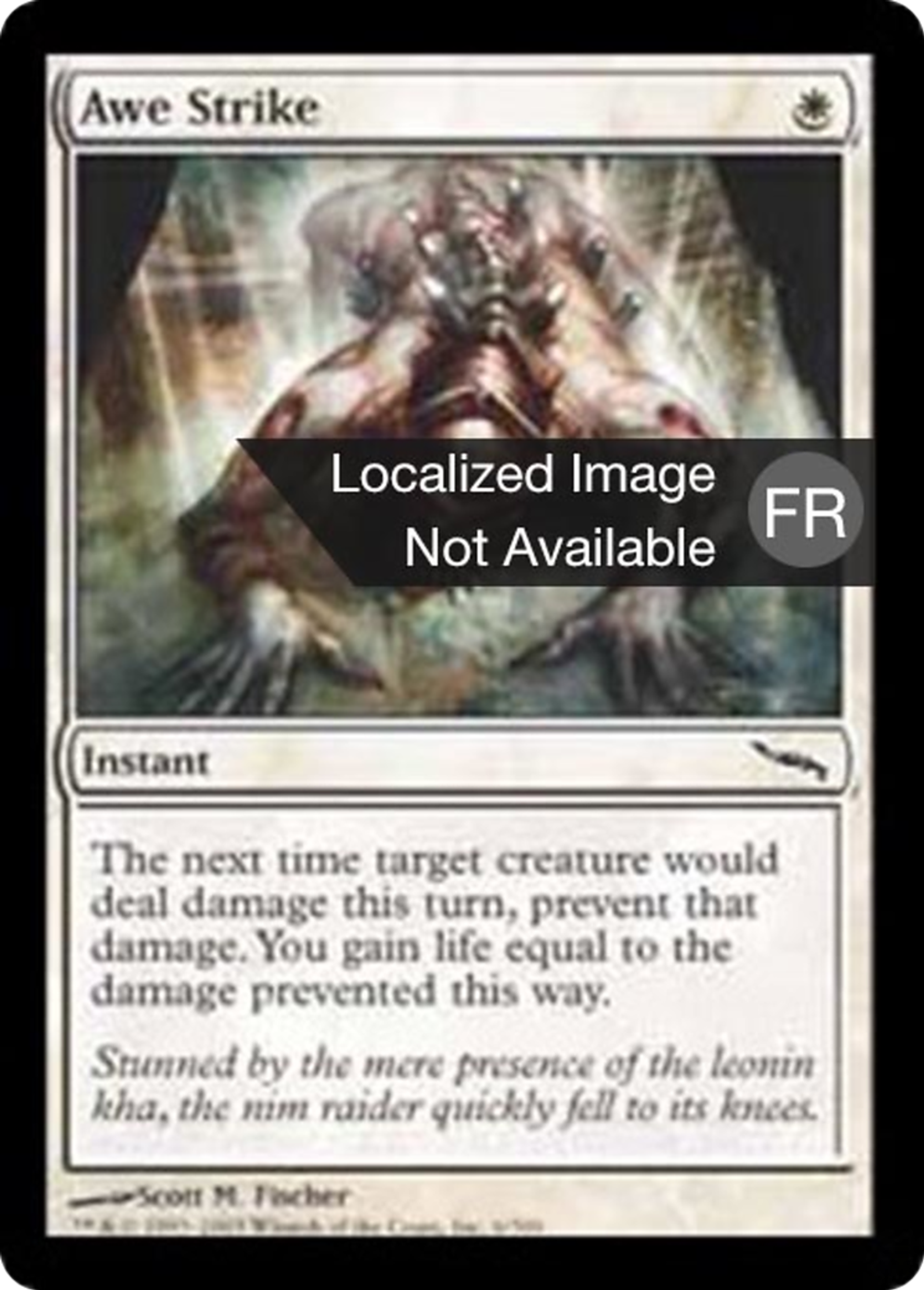 Frappé par le respect — Mirrodin — Magic: The Gathering