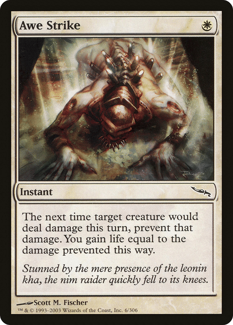 Awe Strike — Mirrodin — Magic: The Gathering