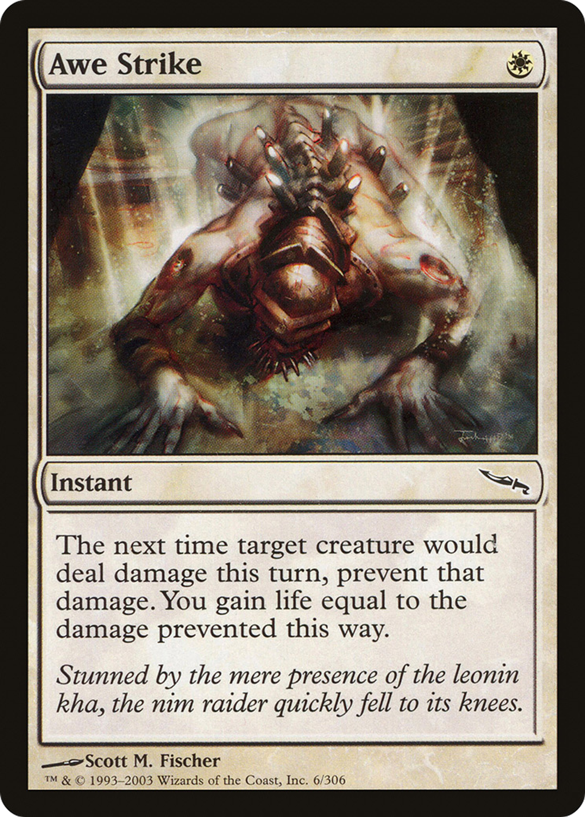 Awe Strike — Mirrodin — Magic: The Gathering