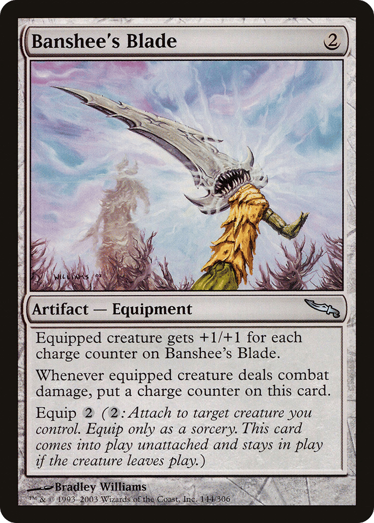 Banshee's Blade — Mirrodin — Magic: The Gathering