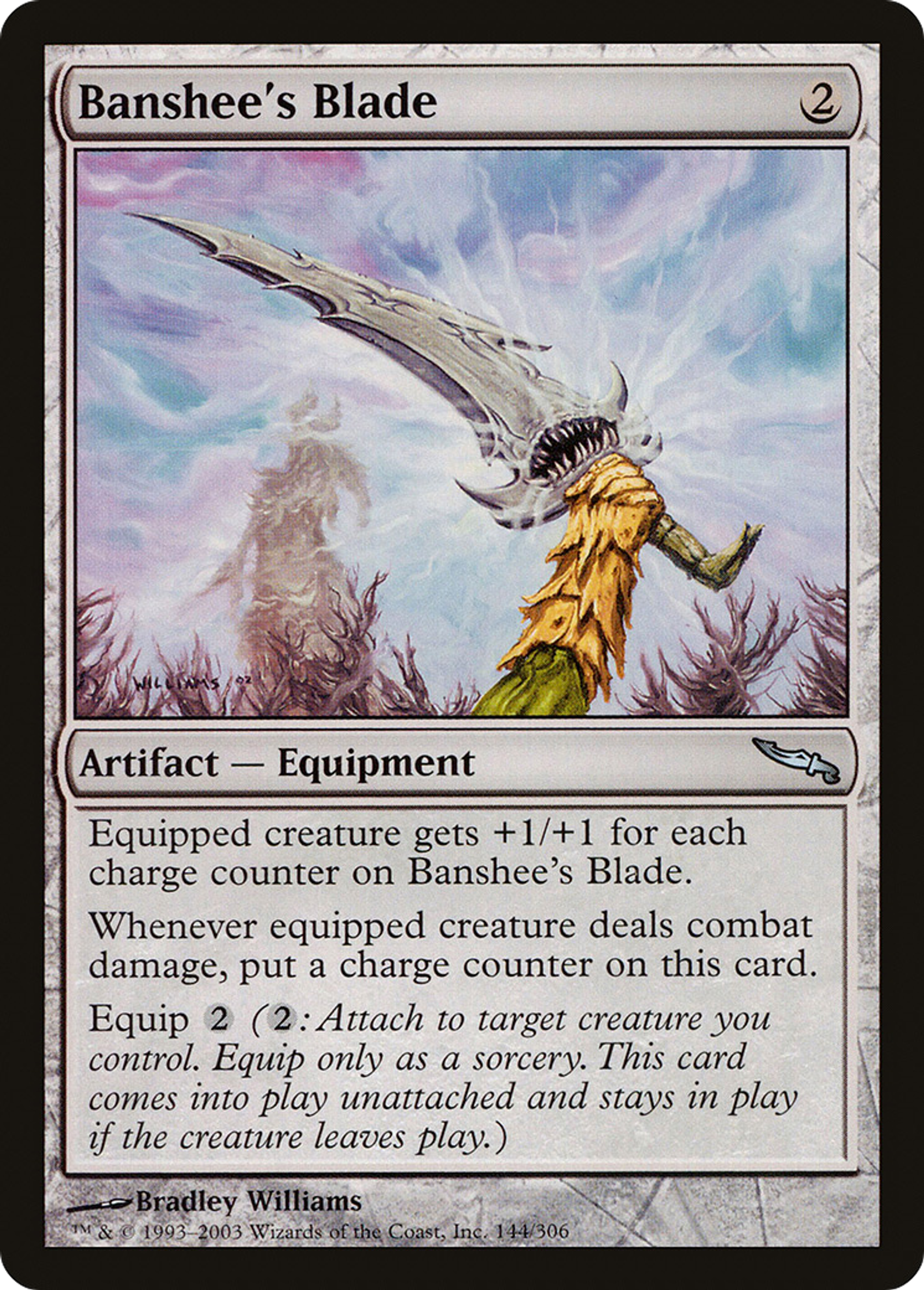Lame de la banshee — Mirrodin — Magic: The Gathering