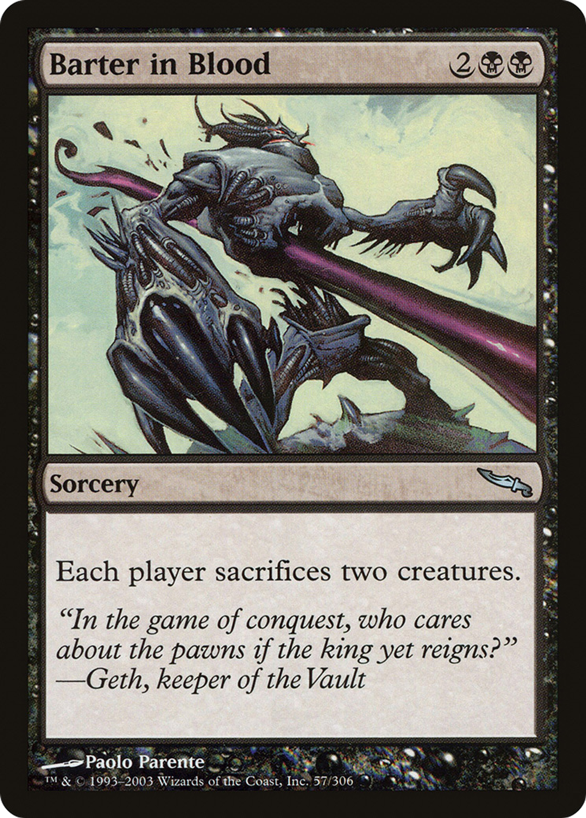 Échange sanglant — Mirrodin — Magic: The Gathering