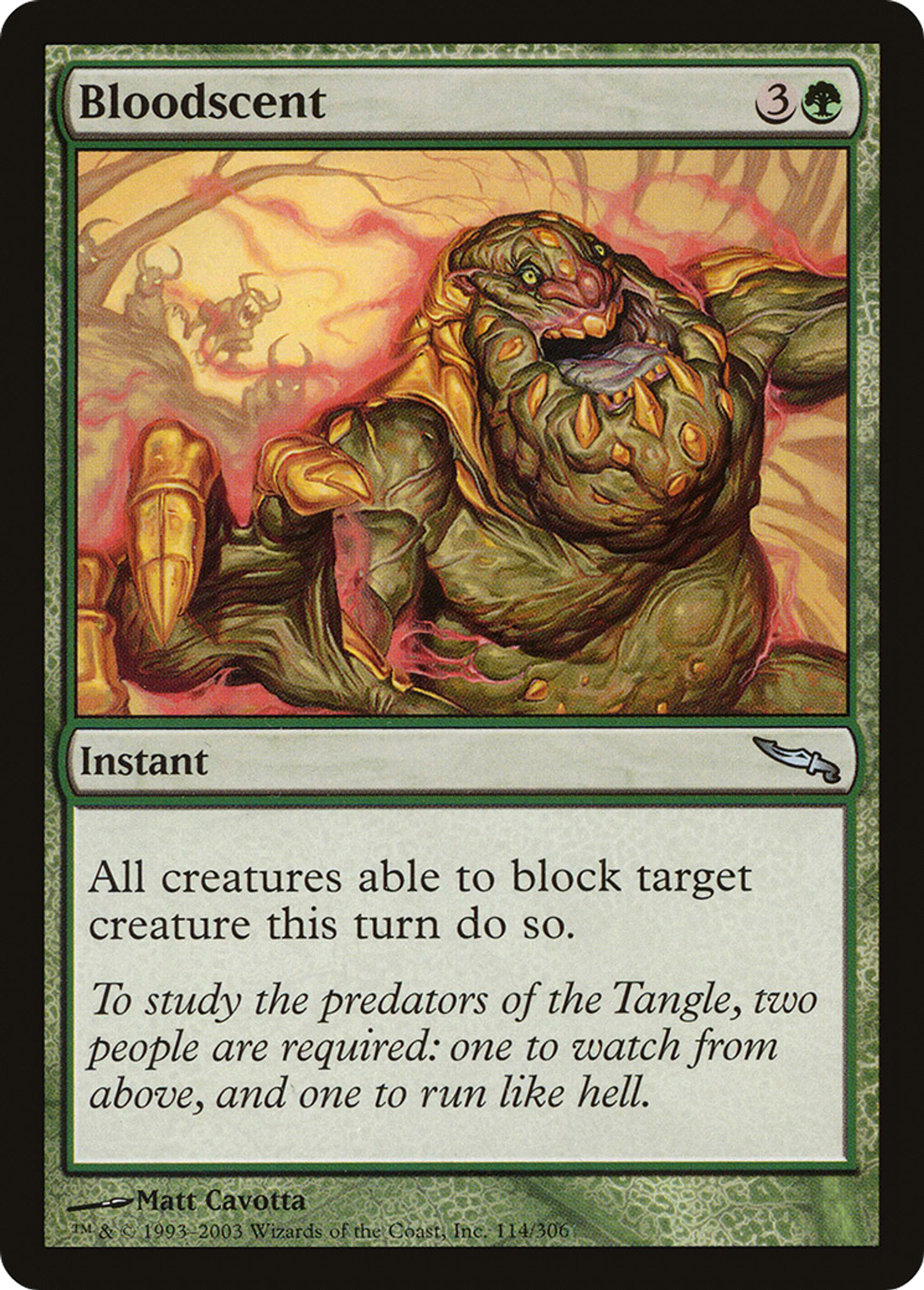 Senteur de sang — Mirrodin — Magic: The Gathering
