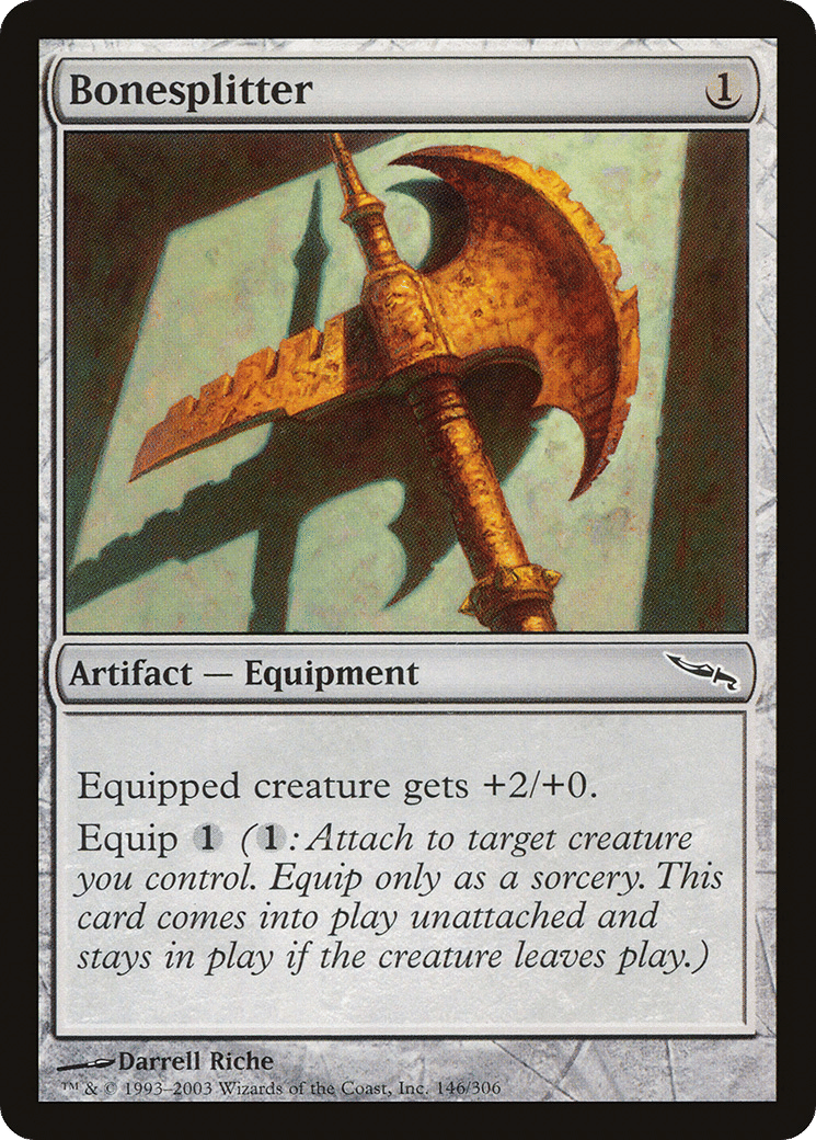Bonesplitter — Mirrodin — Magic: The Gathering