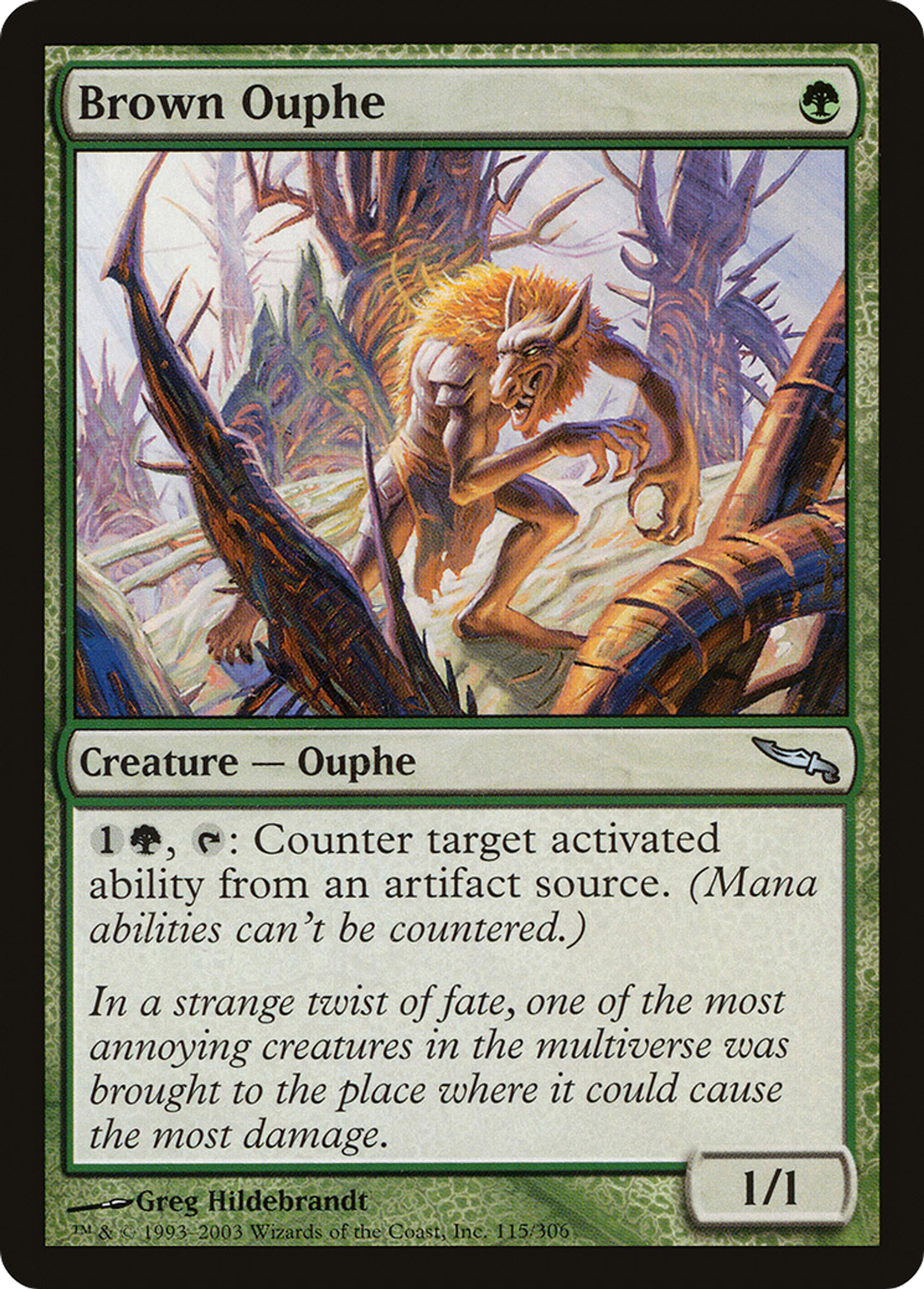 Orphe brun — Mirrodin — Magic: The Gathering