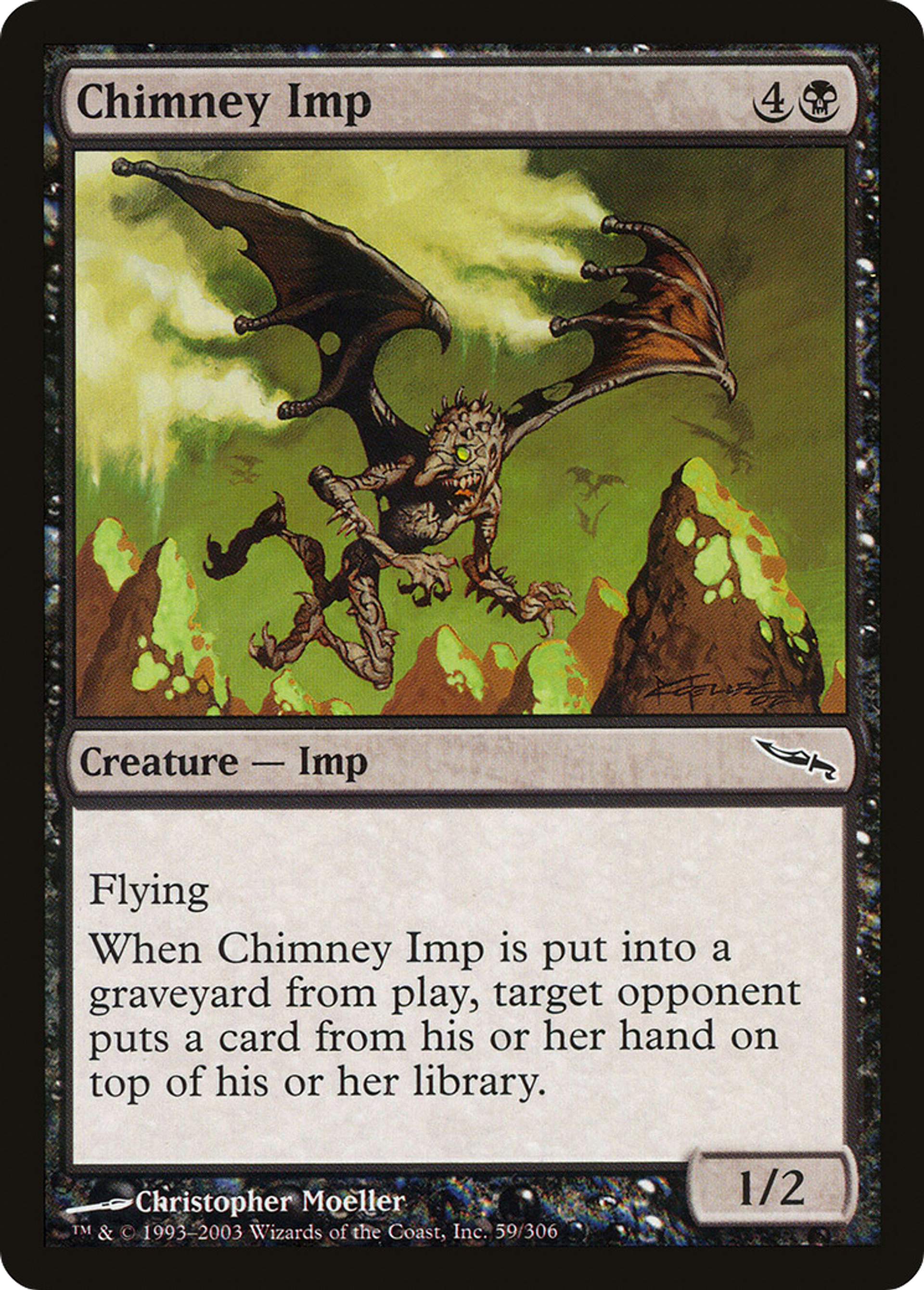 Diablotin de cheminée — Mirrodin — Magic: The Gathering