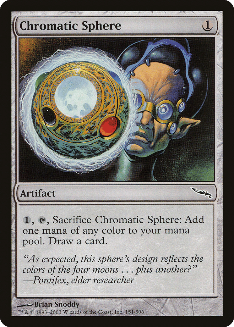Chromatic Sphere — Mirrodin — Magic: The Gathering