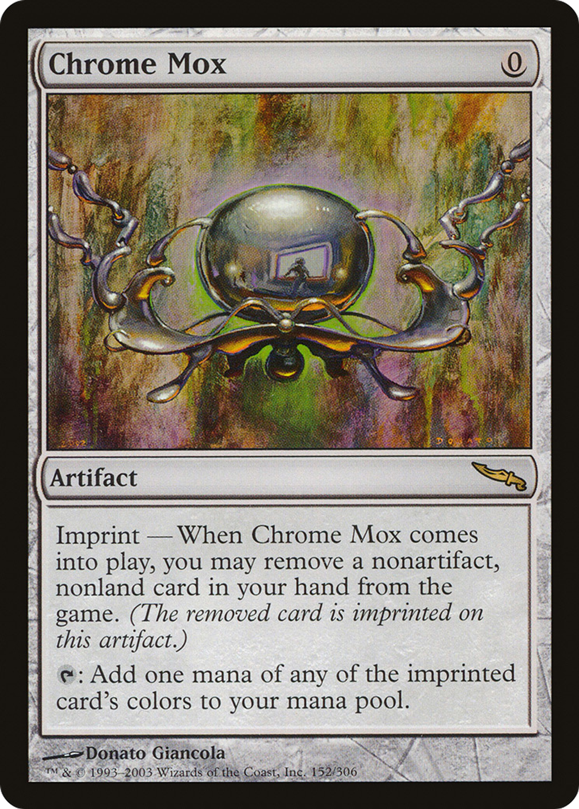 Chrome Mox — Mirrodin — Magic: The Gathering