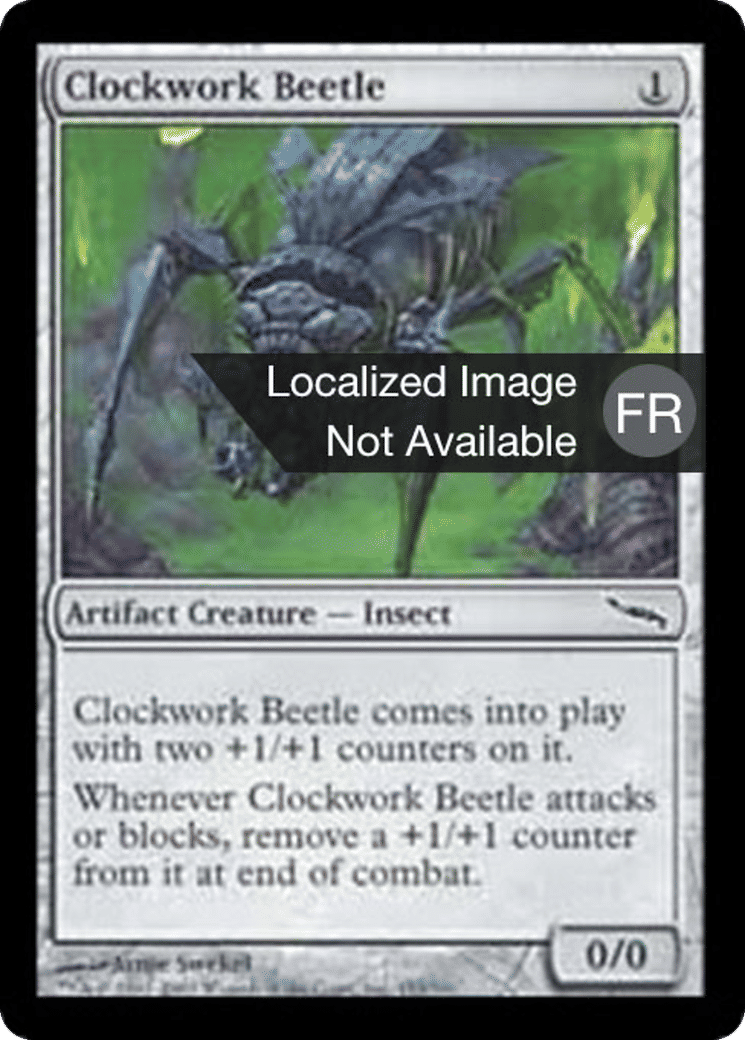 Scarabée mécanique — Mirrodin — Magic: The Gathering