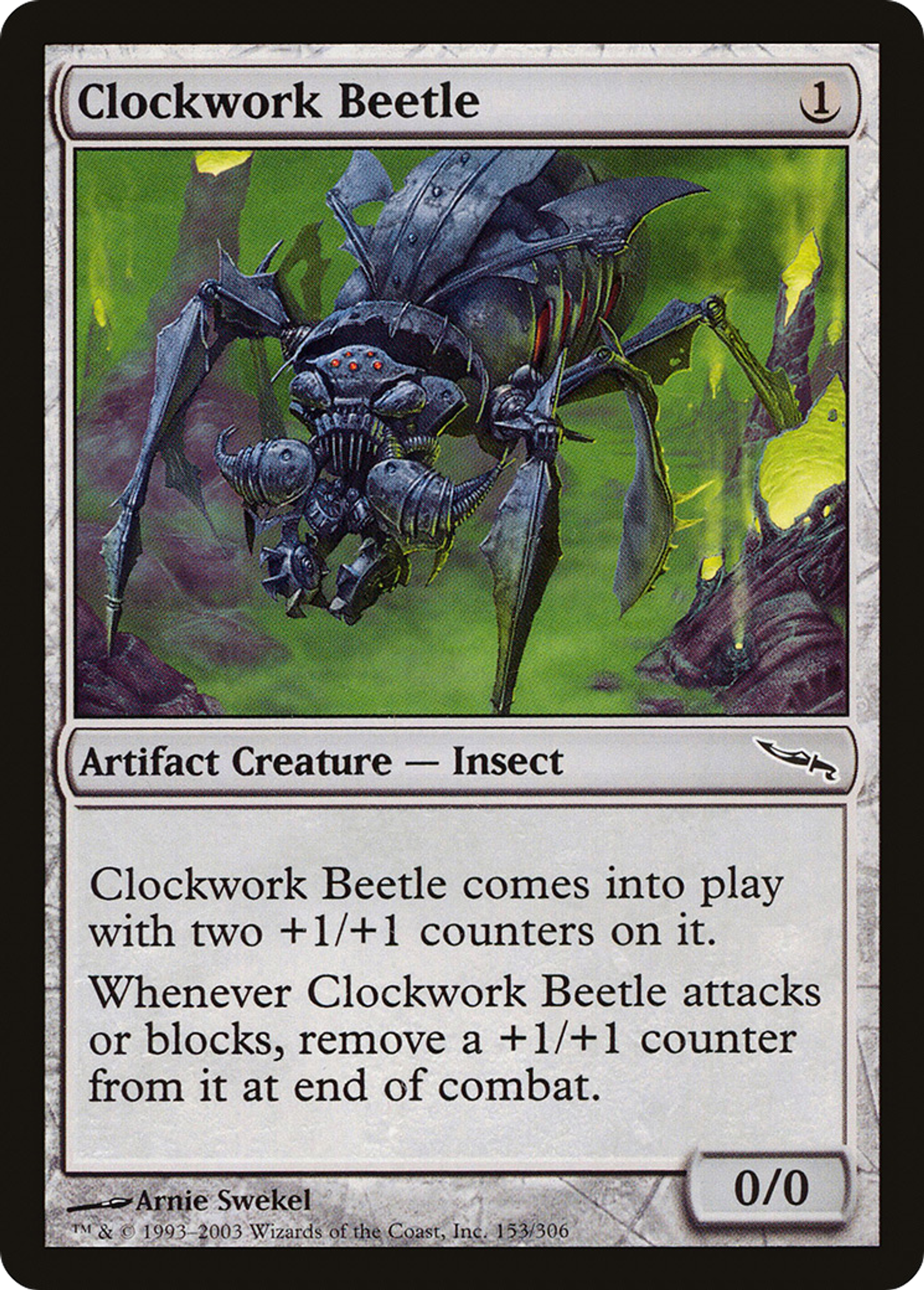 Scarabée mécanique — Mirrodin — Magic: The Gathering