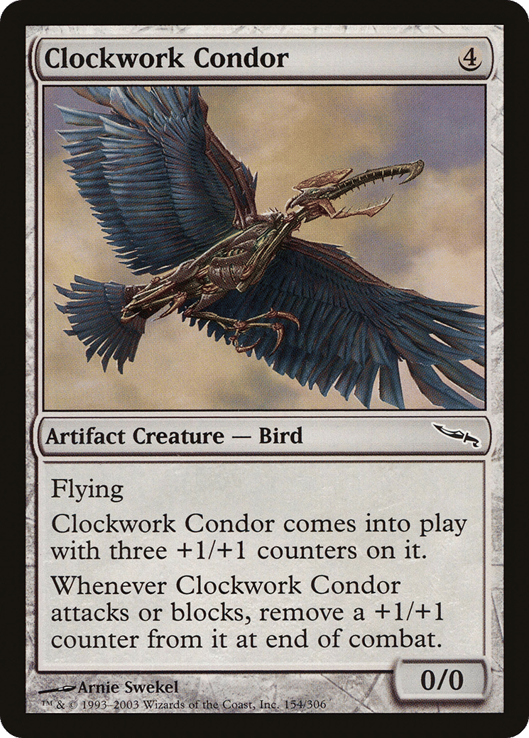 Clockwork Condor — Mirrodin — Magic: The Gathering