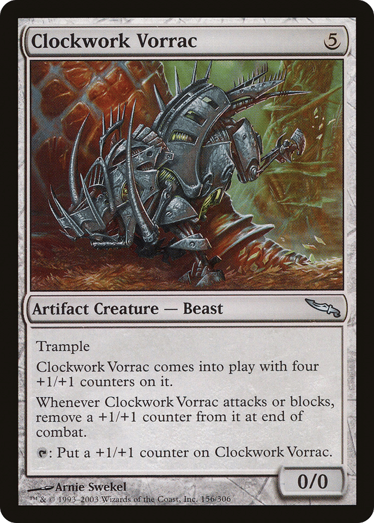 Clockwork Vorrac — Mirrodin — Magic: The Gathering