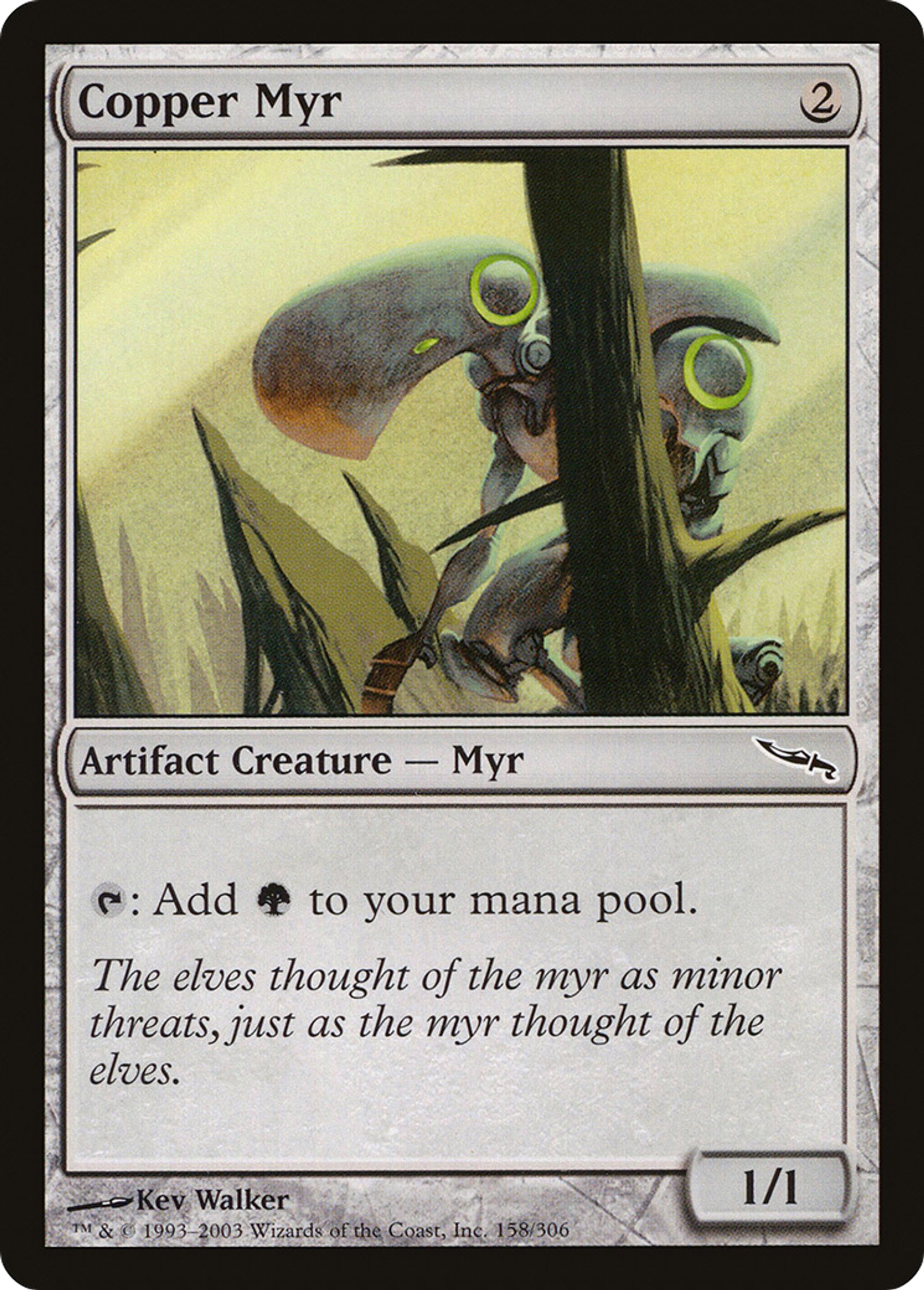 Myr de cuivre — Mirrodin — Magic: The Gathering