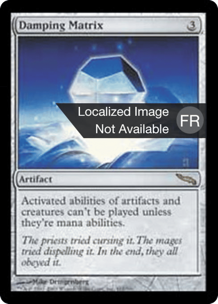 Matrice d'amortissement — Mirrodin — Magic: The Gathering