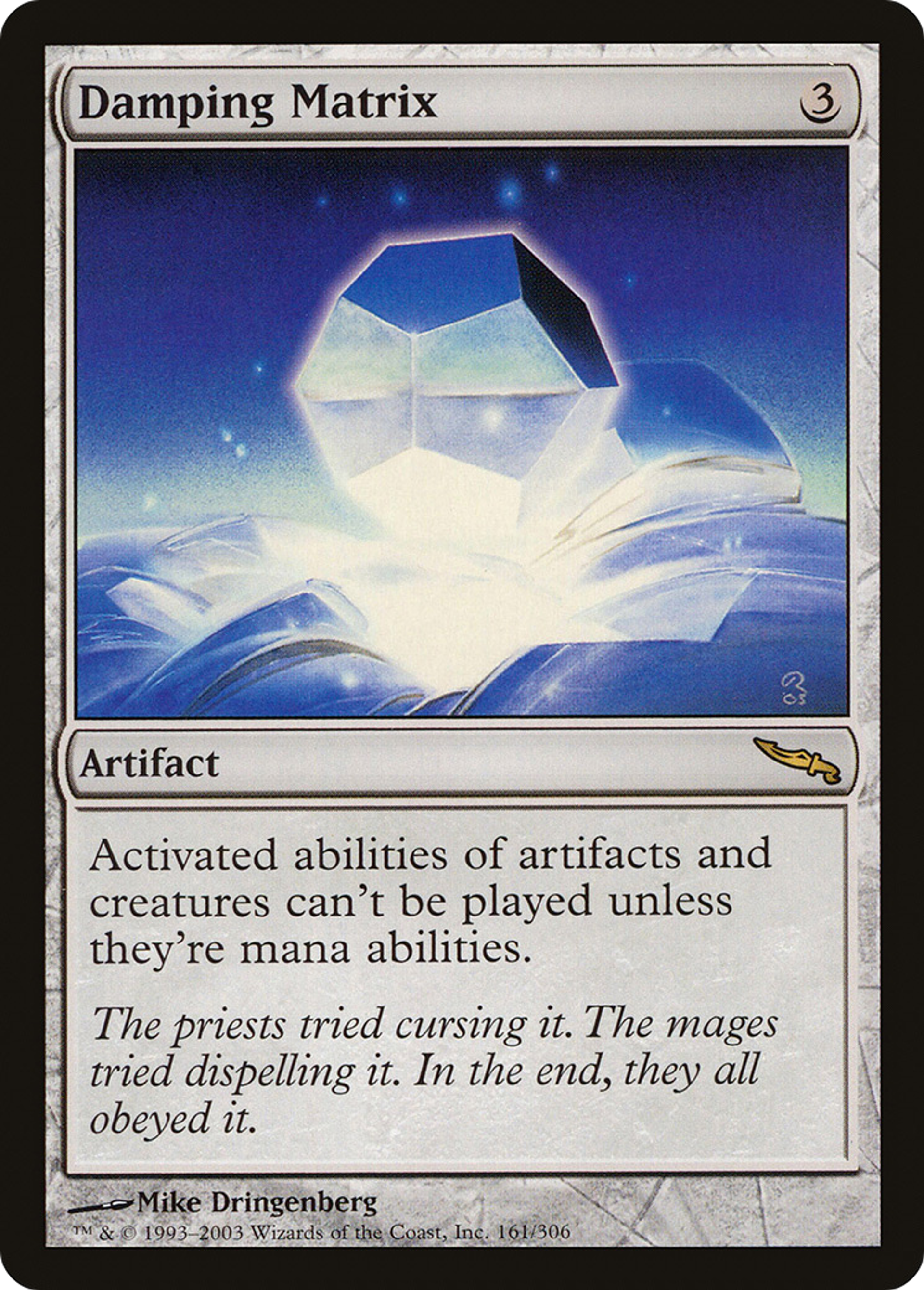 Matrice d'amortissement — Mirrodin — Magic: The Gathering