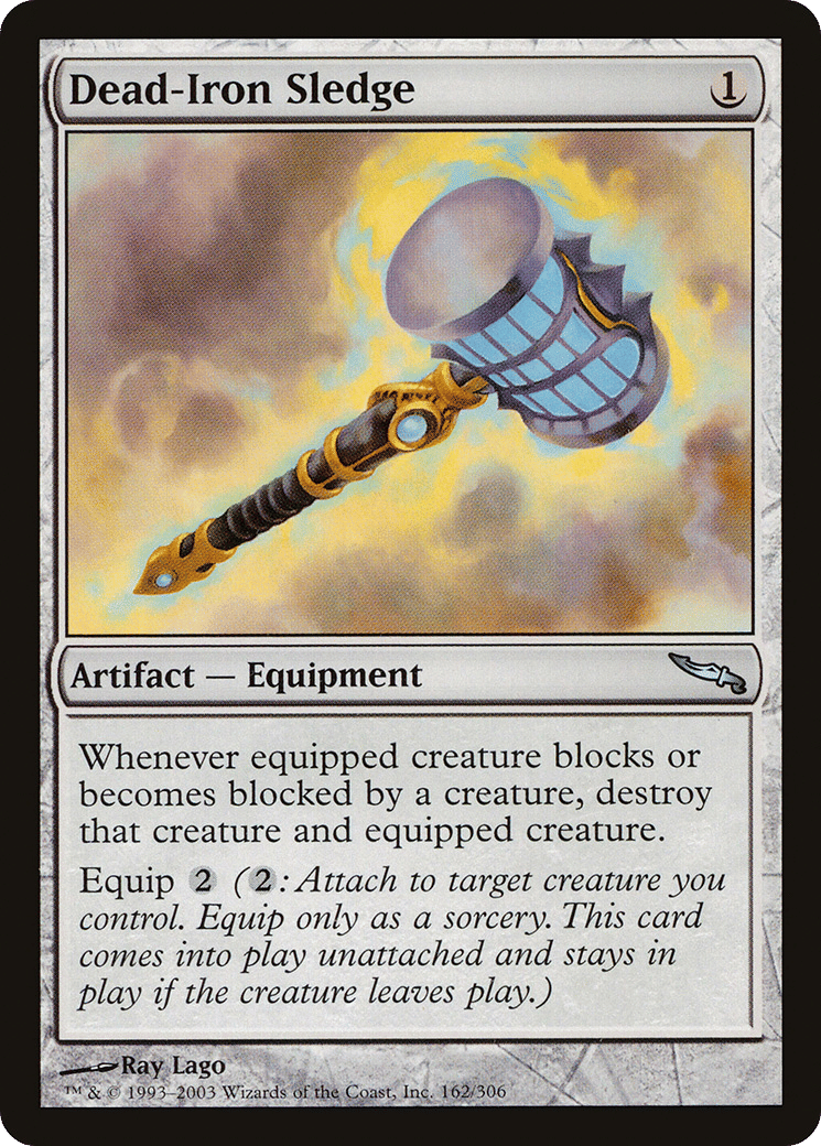 Dead-Iron Sledge — Mirrodin — Magic: The Gathering