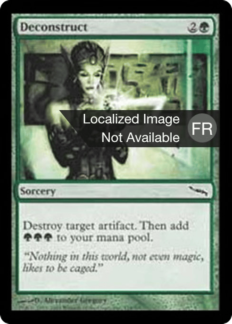 Démantèlement — Mirrodin — Magic: The Gathering