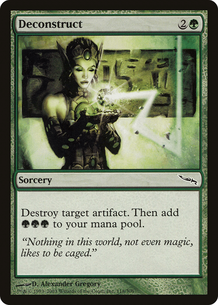 Deconstruct — Mirrodin — Magic: The Gathering