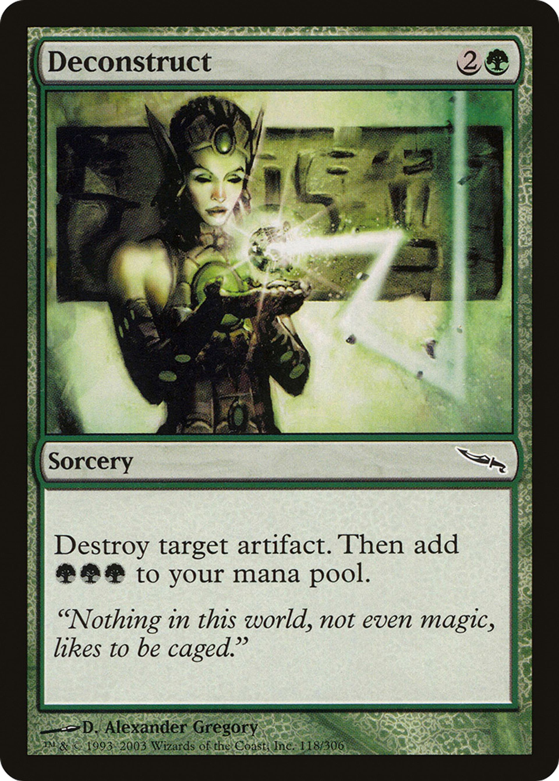 Démantèlement — Mirrodin — Magic: The Gathering